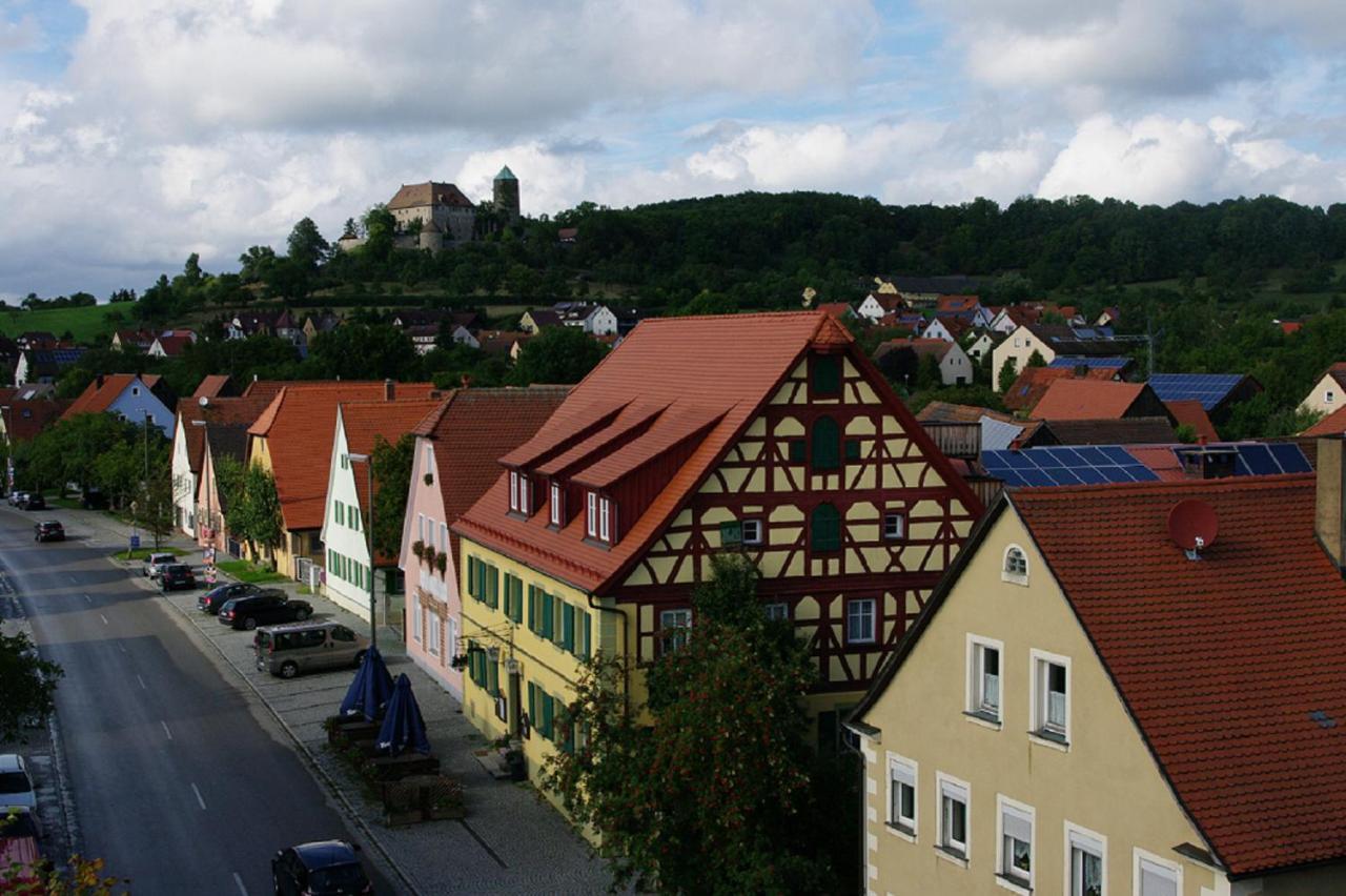 Gasthaus Schwarzer Adler Colmberg Eksteriør billede