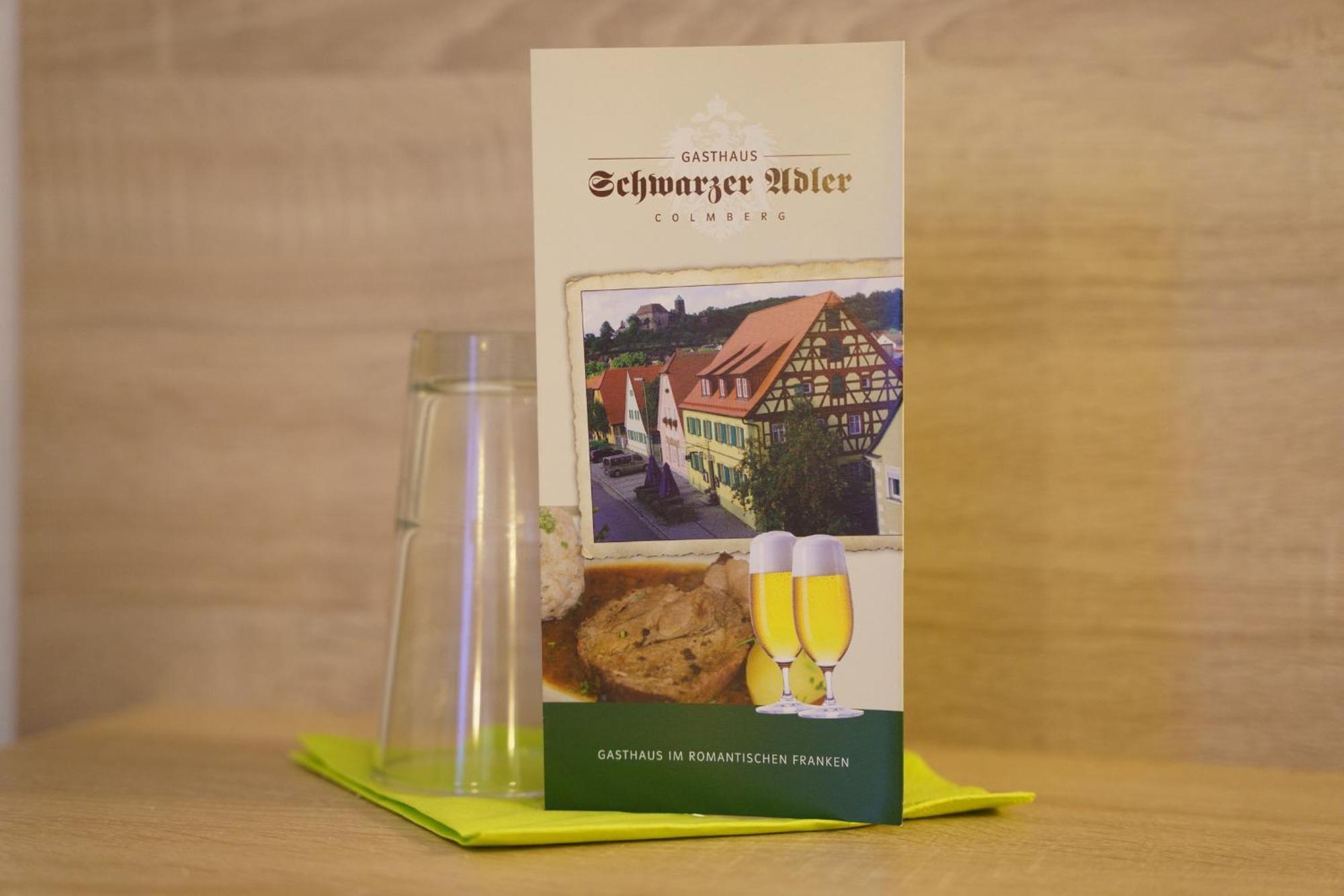 Gasthaus Schwarzer Adler Colmberg Eksteriør billede